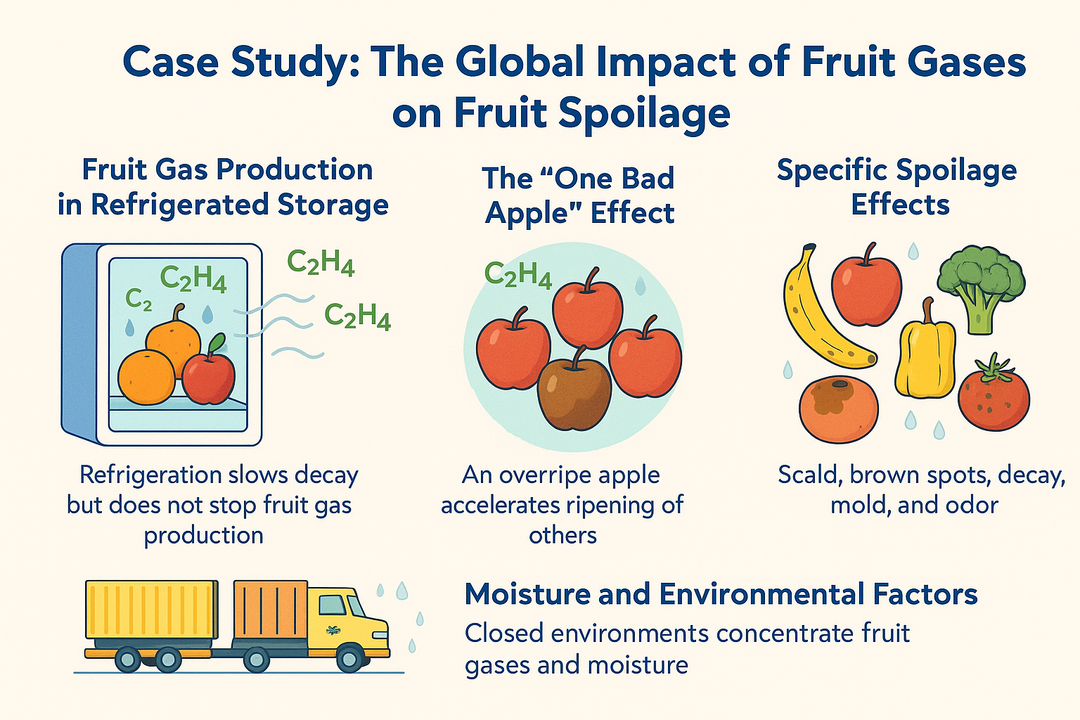 The Global Impact of Fruit Gas on Fruit Spoilage