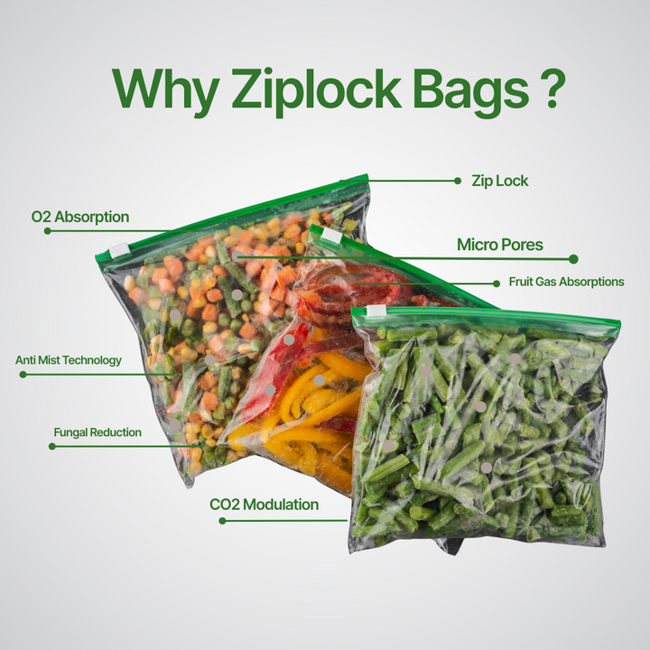 Fruit Hero Ziplock Bags – Pack of 12