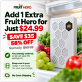 Add 1 Extra Fruit Hero Fridge Filter for Just $24.99 - Half Price!